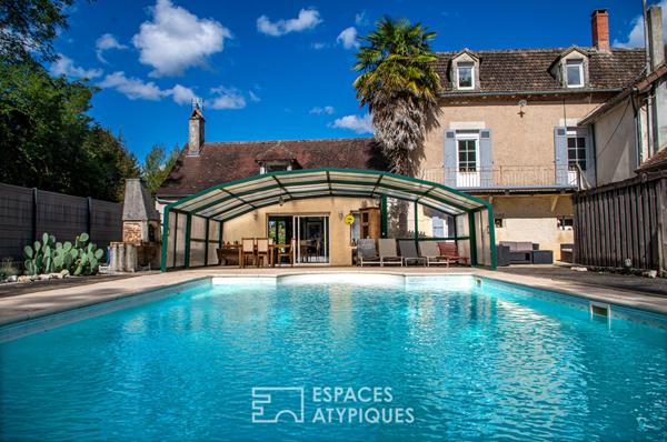 Propriété de caractère, sa maison annexe et sa piscine