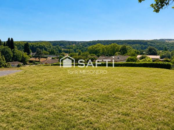 Terrain viabilisé + revenu locatif