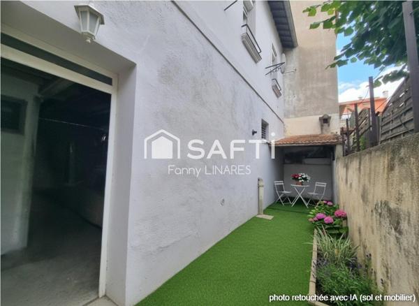 Quartier en plein renouveau, grand garage et cour