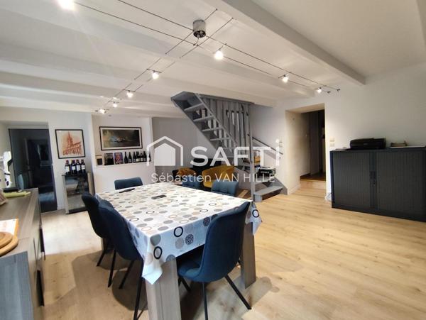 Fond de commerce et appartement de fonction.