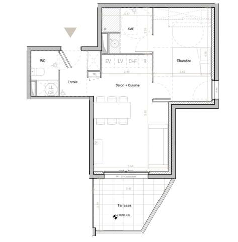 Appartement à vendre 2 pièces 43 m² Font-Romeu-Odeillo-Via