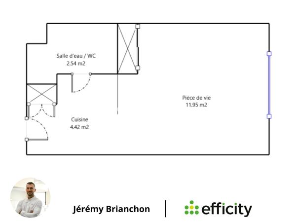Appartement
         1 pièce
        - 20 m² Exclusivité 90 000 € *