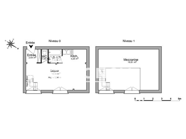 Location Studio 48.97 m² - 1/3 QUAI LIGIER RICHIER Nancy 54000