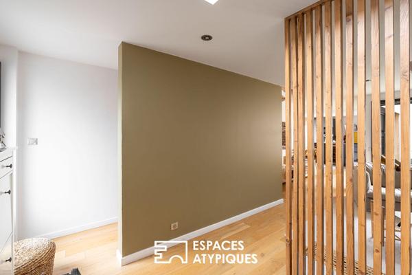 Maison de ville contemporaine de caractère et son patio