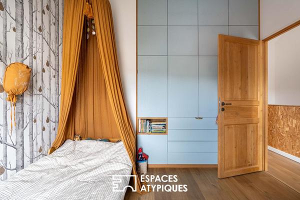 Maison de ville contemporaine de caractère et son patio