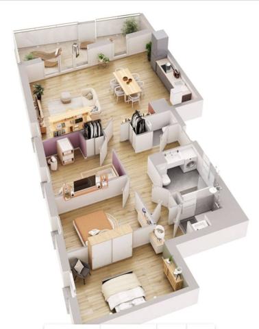 Appartement 4 pièces de 85 m² à Étiolles (91450)