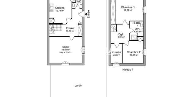 Location Maison 3 pièces 88.13 m² - Montluel 01120