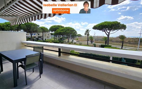 Appartement à vendre 2 pièces cabine vue mer - PORT-CAMARGUE - LE GRAU DU ROI (30)