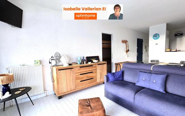 Appartement à vendre 2 pièces cabine vue mer - PORT-CAMARGUE - LE GRAU DU ROI (30)