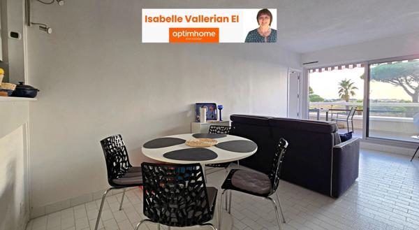 Appartement à vendre 2 pièces cabine vue mer - PORT-CAMARGUE - LE GRAU DU ROI (30)