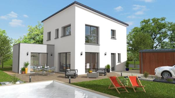 Terrain + Maison à vendre 5 pièces - 126 m²