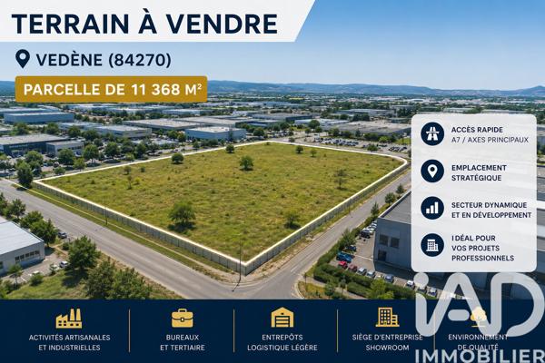 Terrain à vendre 11 000 m² Vedène