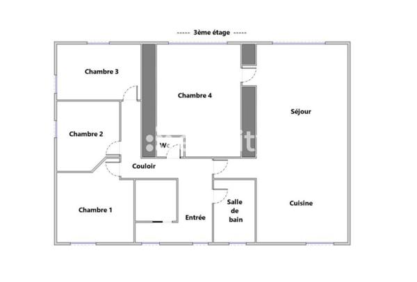 Appartement
         5 pièces
        - 114 m² 399 900 € *