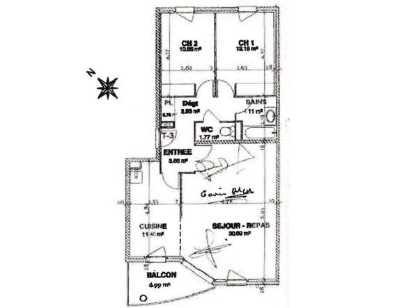 Vente / Appartement T3