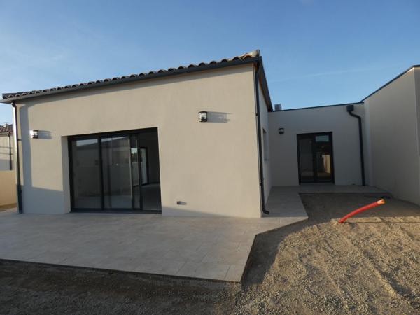 Villa plain pied 115m² sur terrain de 400m² avec grand garage