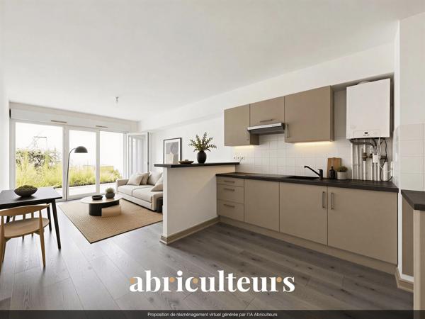 Appartement 3 pièces avec jardin privatif en vente à Rue Théophile Guillou à Saint-Herblain(44800)