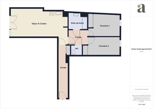 Appartement 3 pièces avec jardin privatif en vente à Rue Théophile Guillou à Saint-Herblain(44800)