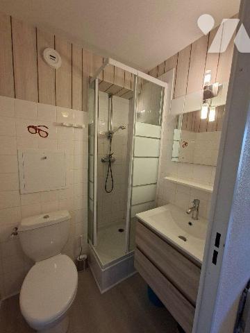 Appartement T1 bis meublé composé d'une entrée, salle d'eau avec WC, séjour avec espace cuisine...