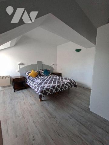 Appartement T1 bis meublé composé d'une entrée, salle d'eau avec WC, séjour avec espace cuisine...