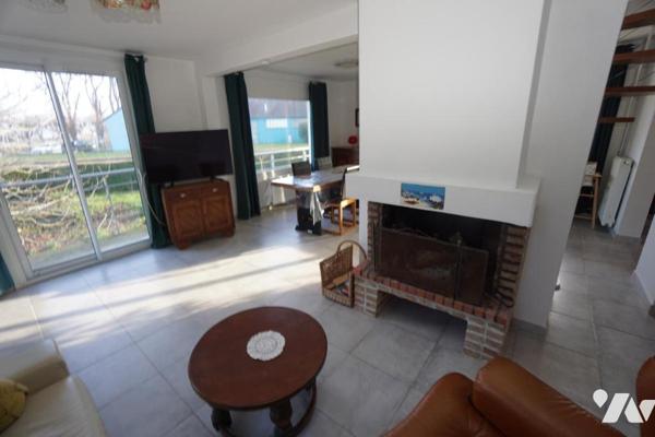 St VALERY SUR SOMME, pavillon avec garages, 2 chambres, lumineux, jardin