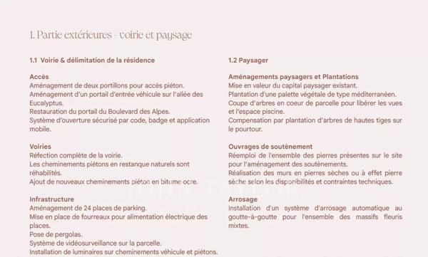 Appartement neuf T4 vue mer panoramique