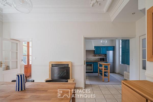 Maison de maître dans un écrin de verdure