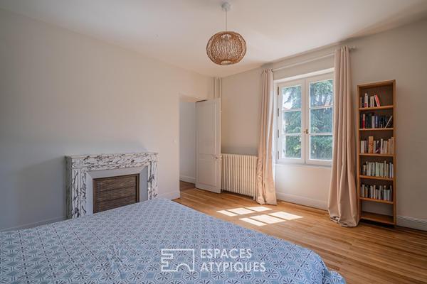 Maison de maître dans un écrin de verdure