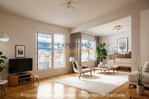 Rueil-Malmaison (92500) RUEIL- MALMAISON - ARSENAL - APPARTEMENT 5 PIECES, 3 CHAMBRES AU DERNIER ÉTAGE AVEC VUE.