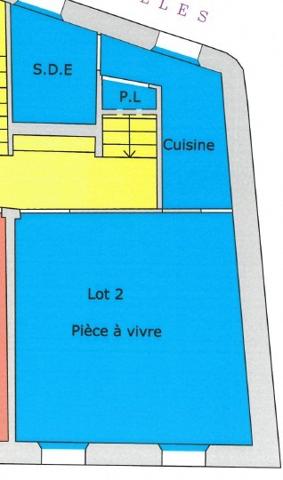 Superbe appartement studio tranversant