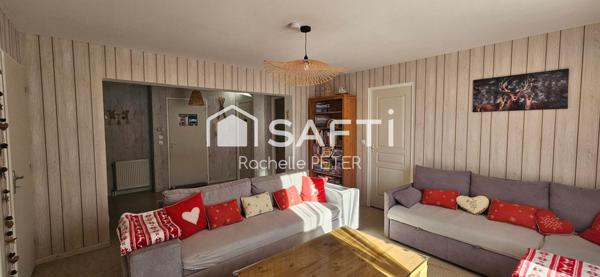 Appartement T3 lumineux avec balcon, au cœur de Cornimont