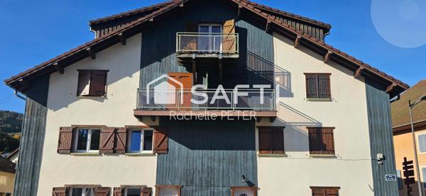 Appartement T3 lumineux avec balcon, au cœur de Cornimont