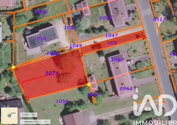 Terrain à vendre 971 m² Neuves-Maisons