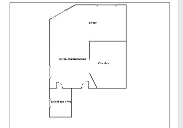 Appartement à vendre 2 pièces de 33 m²