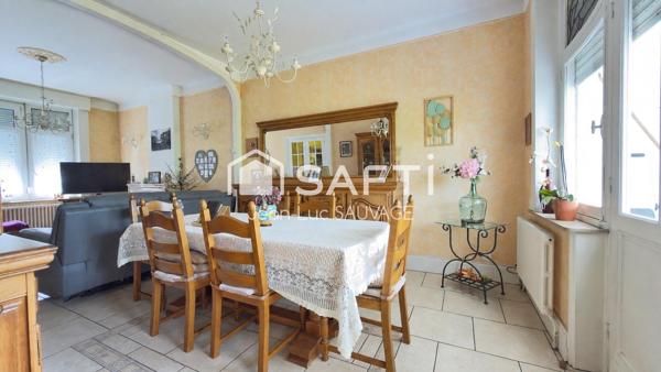 Maison 100 m² 3 ch Gd jardin et s/sol aménageable