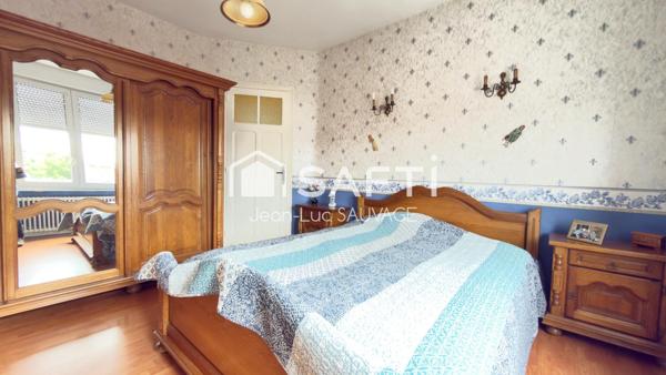Maison 100 m² 3 ch Gd jardin et s/sol aménageable