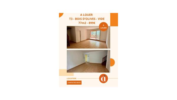 T3 3 pièces - 65m² Saint Pierre (97410)