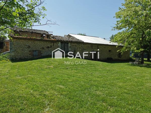 Fermette à finir de restaurer centre Gaillac avec jardin