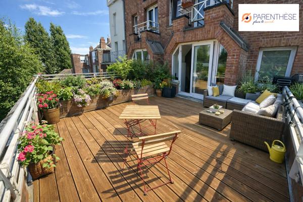 Joli T3 tram Saint Maur terrasse de 20 m2 et parking