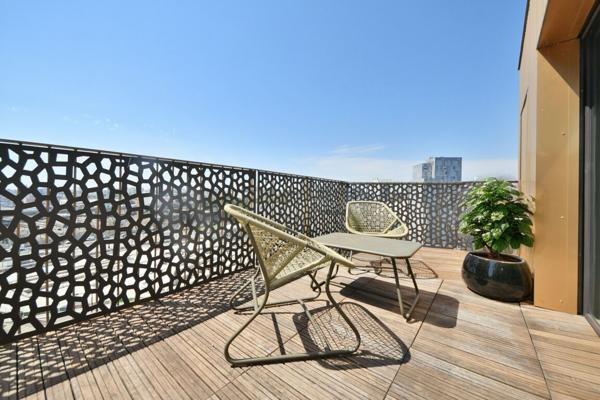 BNF - 5 pièces avec loggia et terrasse