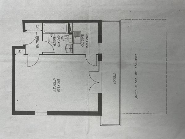 Studio avec jardin privatif Talence Universités-thouars-rocade