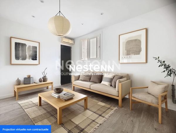 CANNES - 2P- 25 m2 -MER 3 min - MARCHE SUQUET- PALAIS FESTIVAL