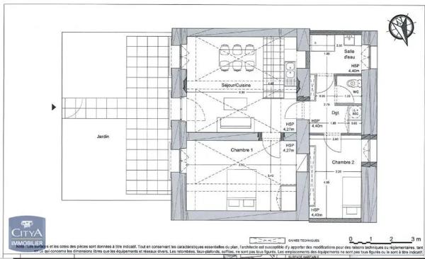Appartement à louer 3 pièces 64.7m² Avignon (84000)