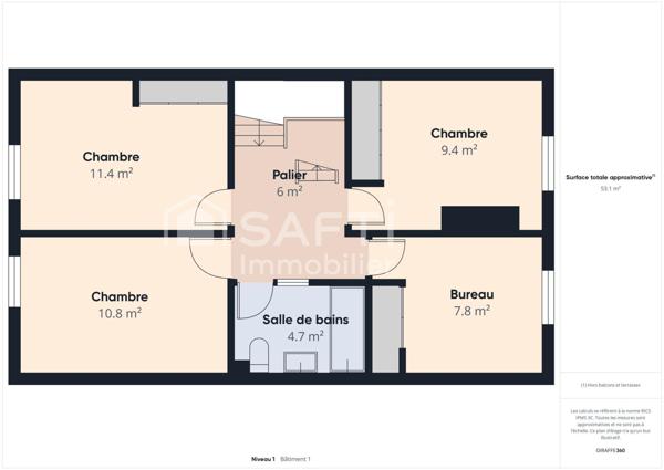 Maison 5 pièces 130 m² – Mérignac (Capeyron)