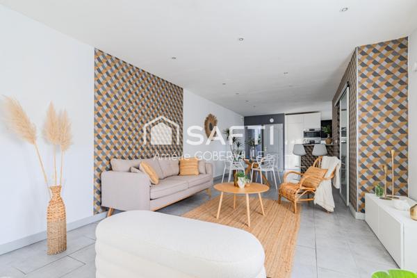 Maison de ville 120 m² – 4 chambres + sous sol de 41 m² ( idéal profession libérale ou bureaux ) – Quartier Saint-Bris - Limite Talence et Bègles