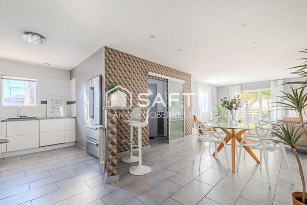 Maison de ville 120 m² – 4 chambres + sous sol de 41 m² ( idéal profession libérale ou bureaux ) – Quartier Saint-Bris - Limite Talence et Bègles