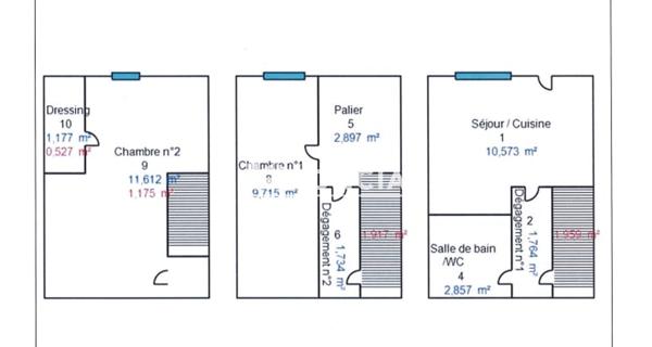 Location Maison 2 pièces 42.33 m² - Lille 59000