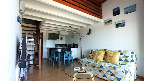 Appartement à vendre 2 pièces COMBRIT (29) Duplex, la plage à pied, piscine, tennis, jardins