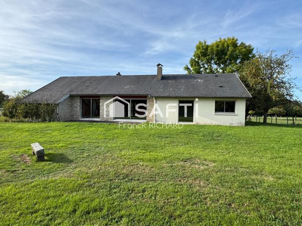 Maison d’architecte de 1975 – 4 chambres – Terrain de 1 500 m²