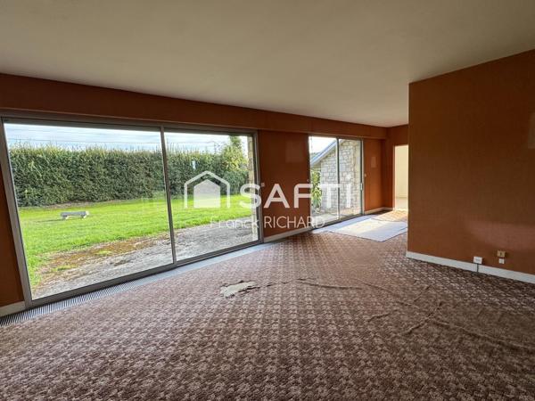 Maison d’architecte de 1975 – 4 chambres – Terrain de 1 500 m²