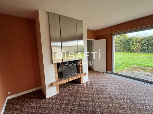Maison d’architecte de 1975 – 4 chambres – Terrain de 1 500 m²